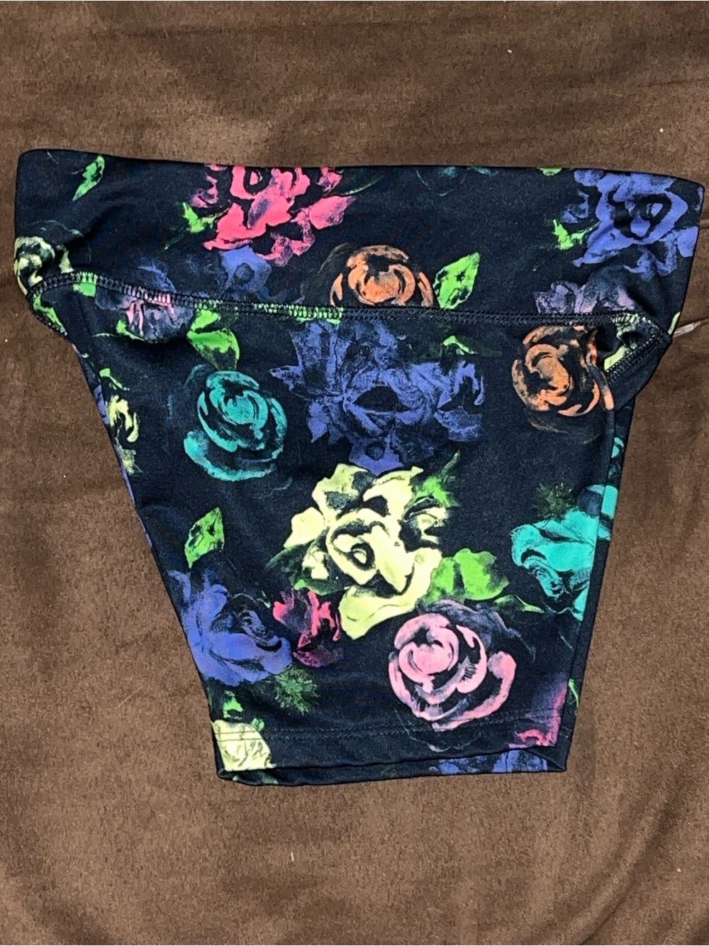 Old Navy Active: Navy Floral Shorts with Multicolor Roses